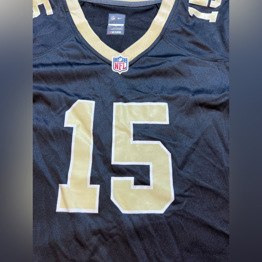 Nike On Field New Orleans‎ Saints #15 TASH fan Jersey Black Gold NFL Players XXL - Picture 8 of 13